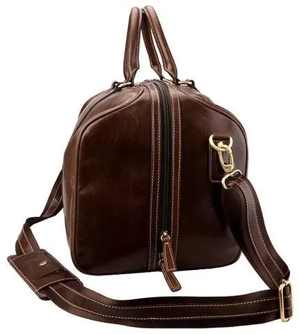 Adpel Panema leather Travel Bag | Brown