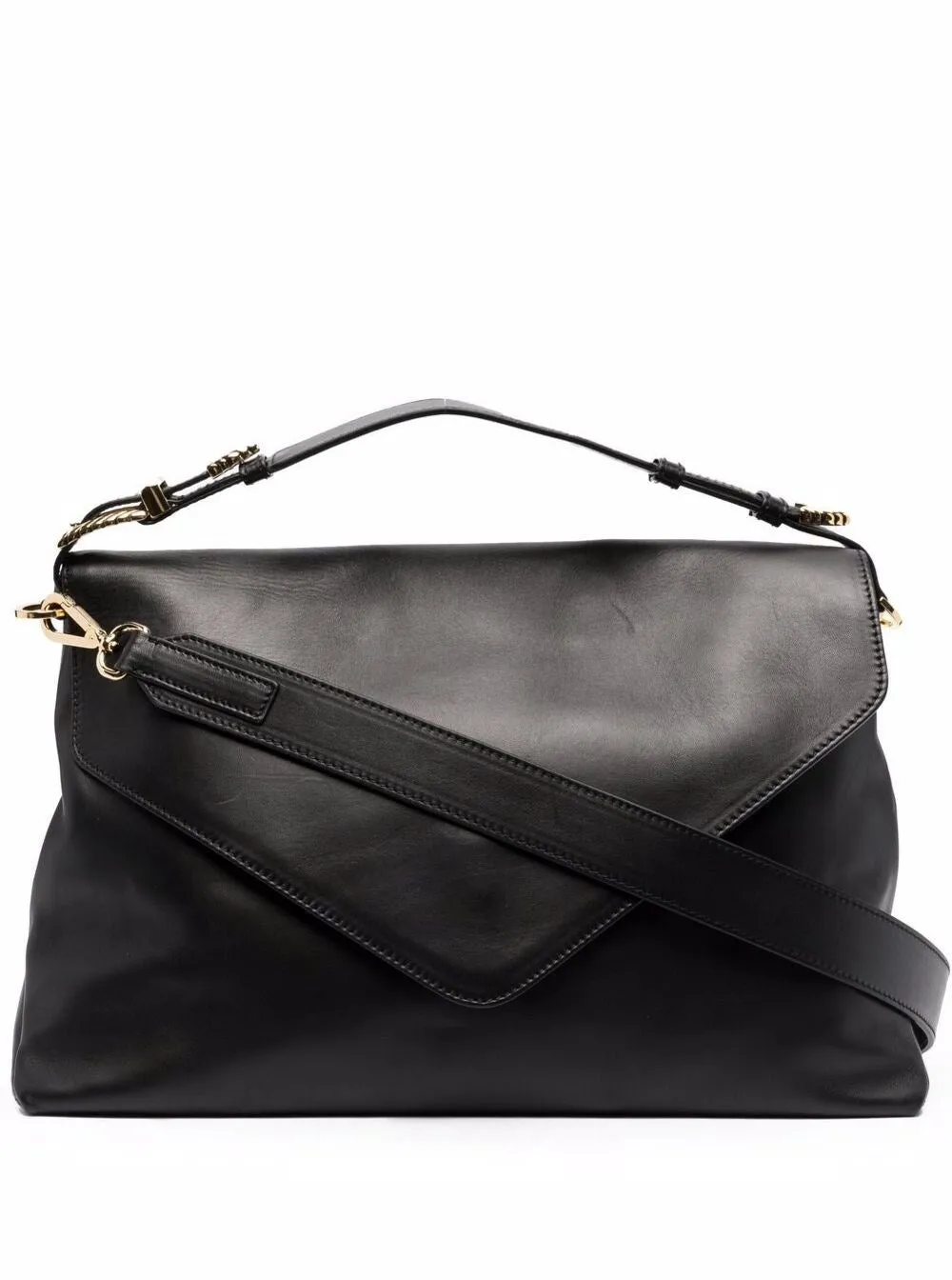 Alberta Ferretti Envelope-Style Strapped Tote Bag