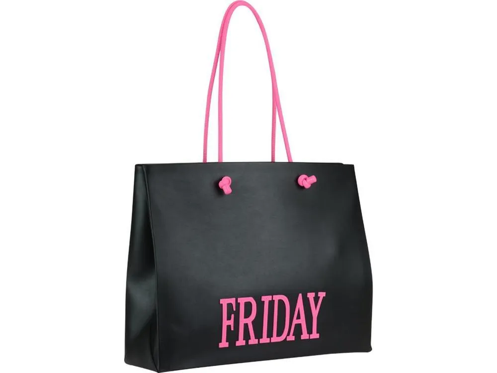 Alberta Ferretti Rainbow Week Fluo Friday Shopping Bag