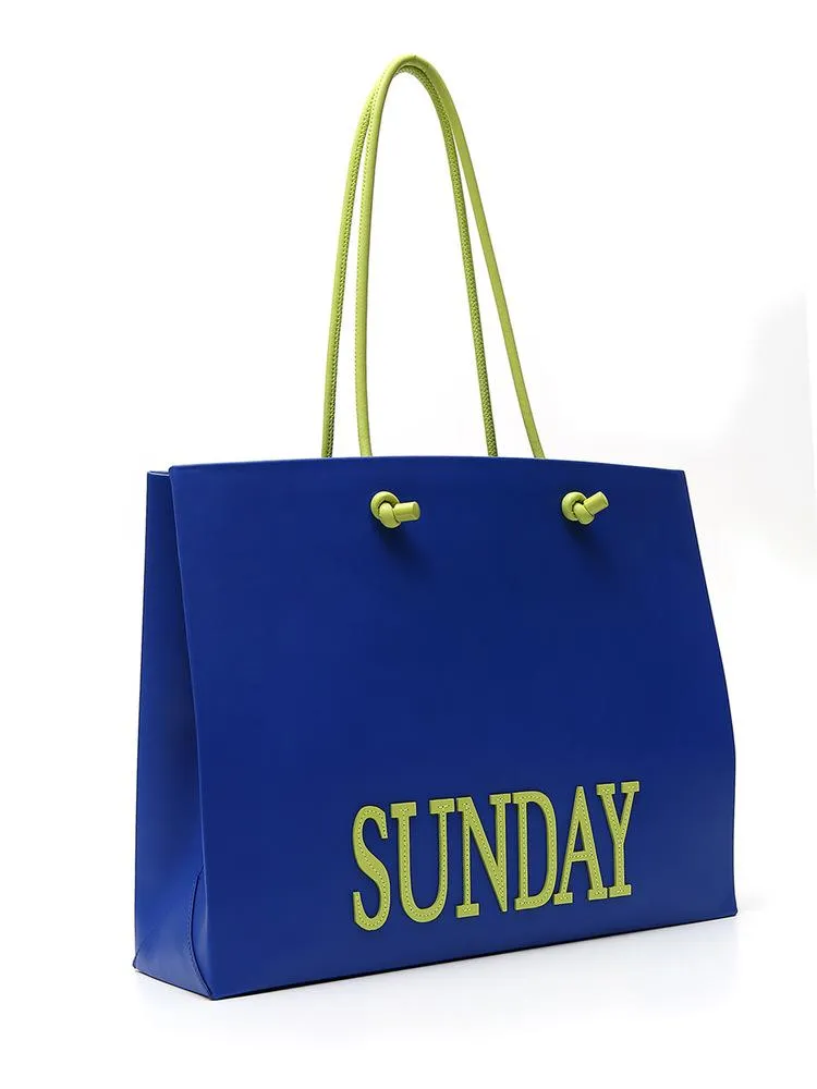 Alberta Ferretti Rainbow Weekend Sunday Tote