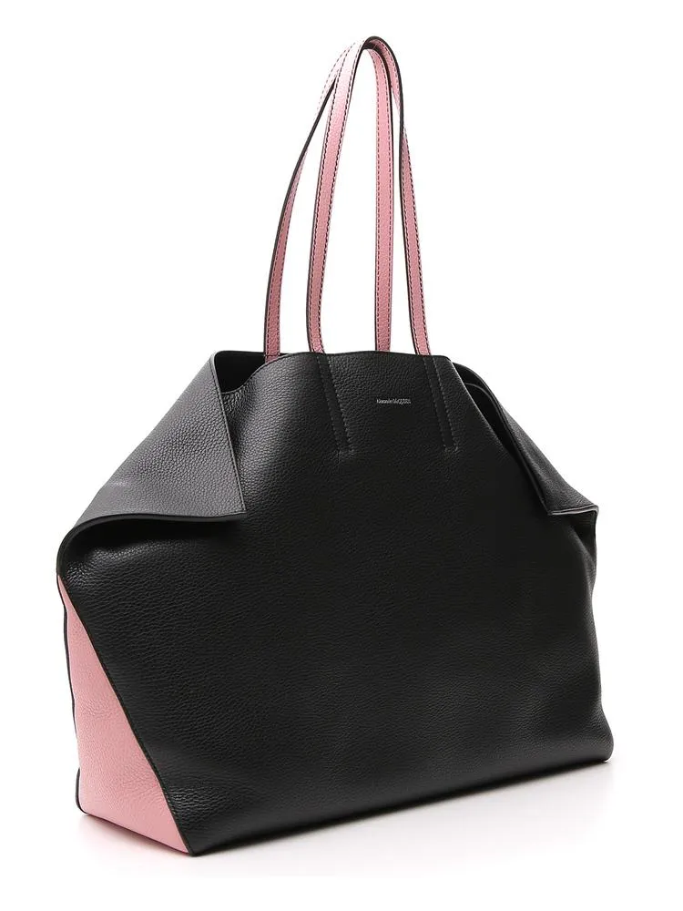 Alexander McQueen Contrast Strap Tote Bag