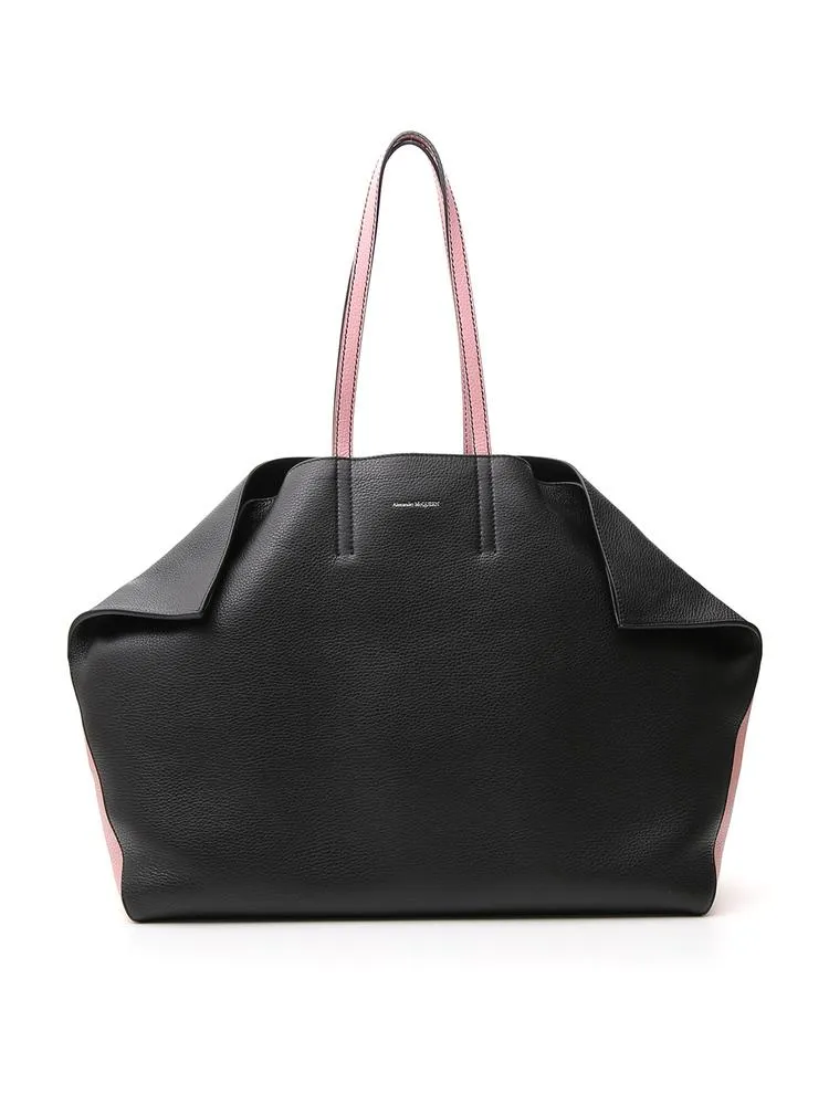 Alexander McQueen Contrast Strap Tote Bag