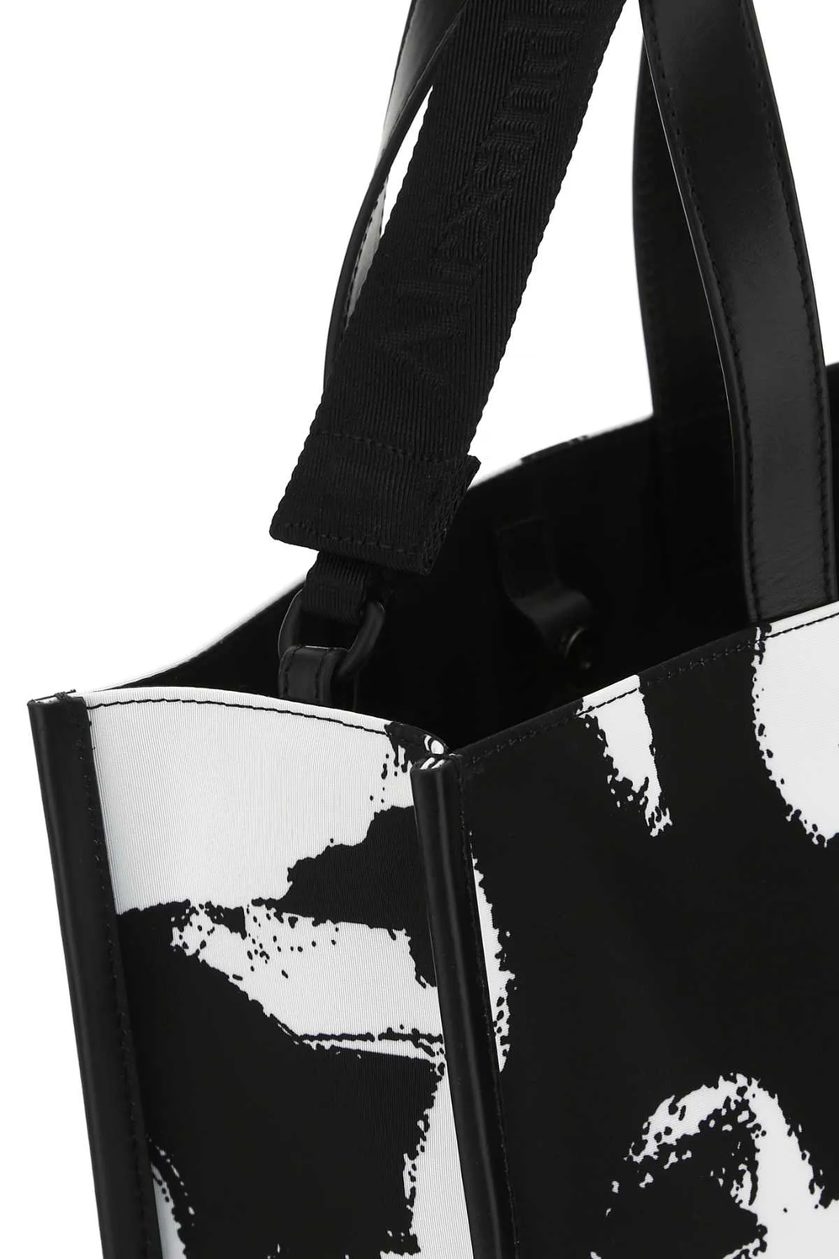 Alexander McQueen Graffiti Logo Print Tote Bag