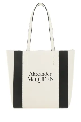 Alexander McQueen Logo Print Tote Bag