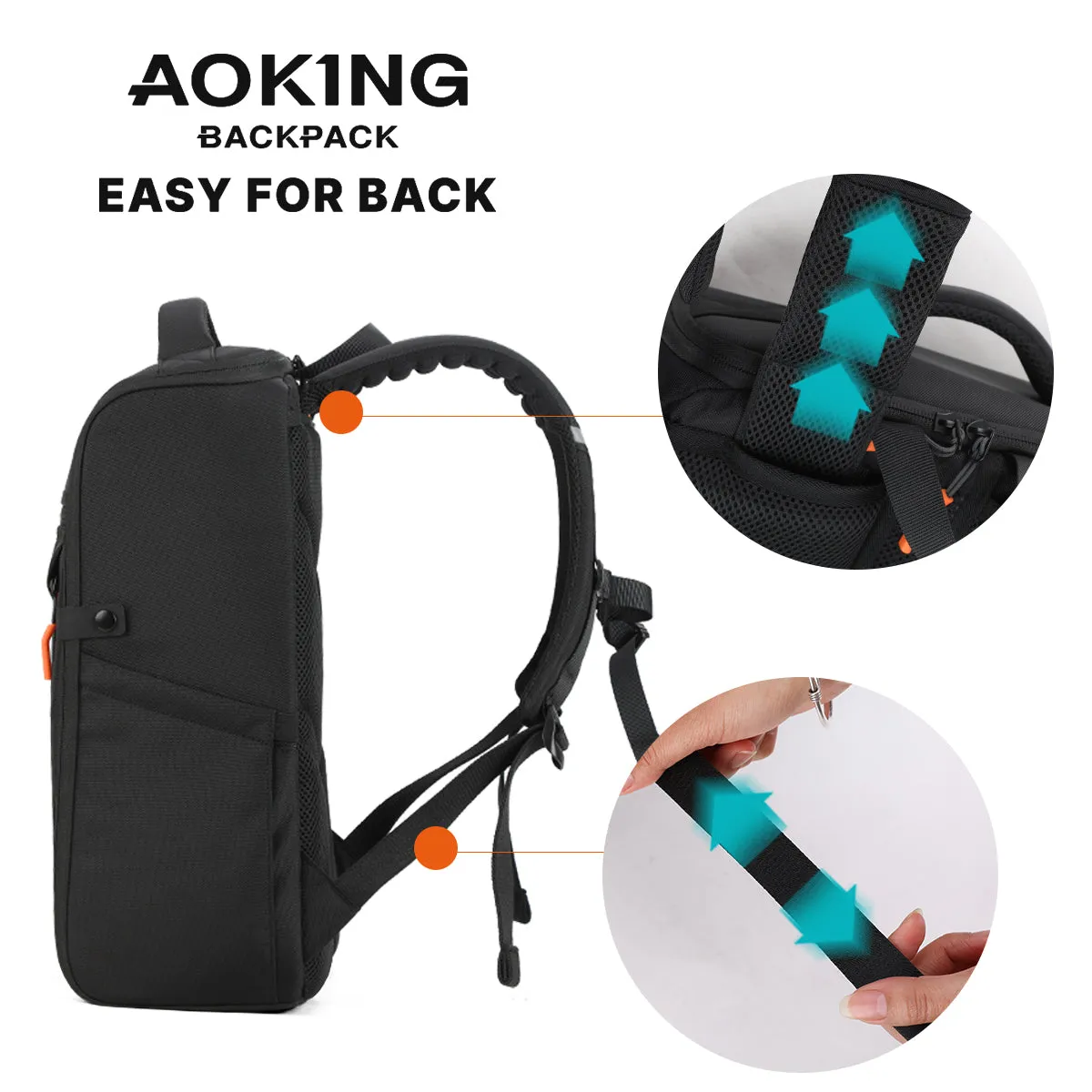 Aoking  School Smart Spine Protection Laptop Backpack - Sn1406