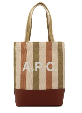 A.P.C. Axelle Striped Tote Bag