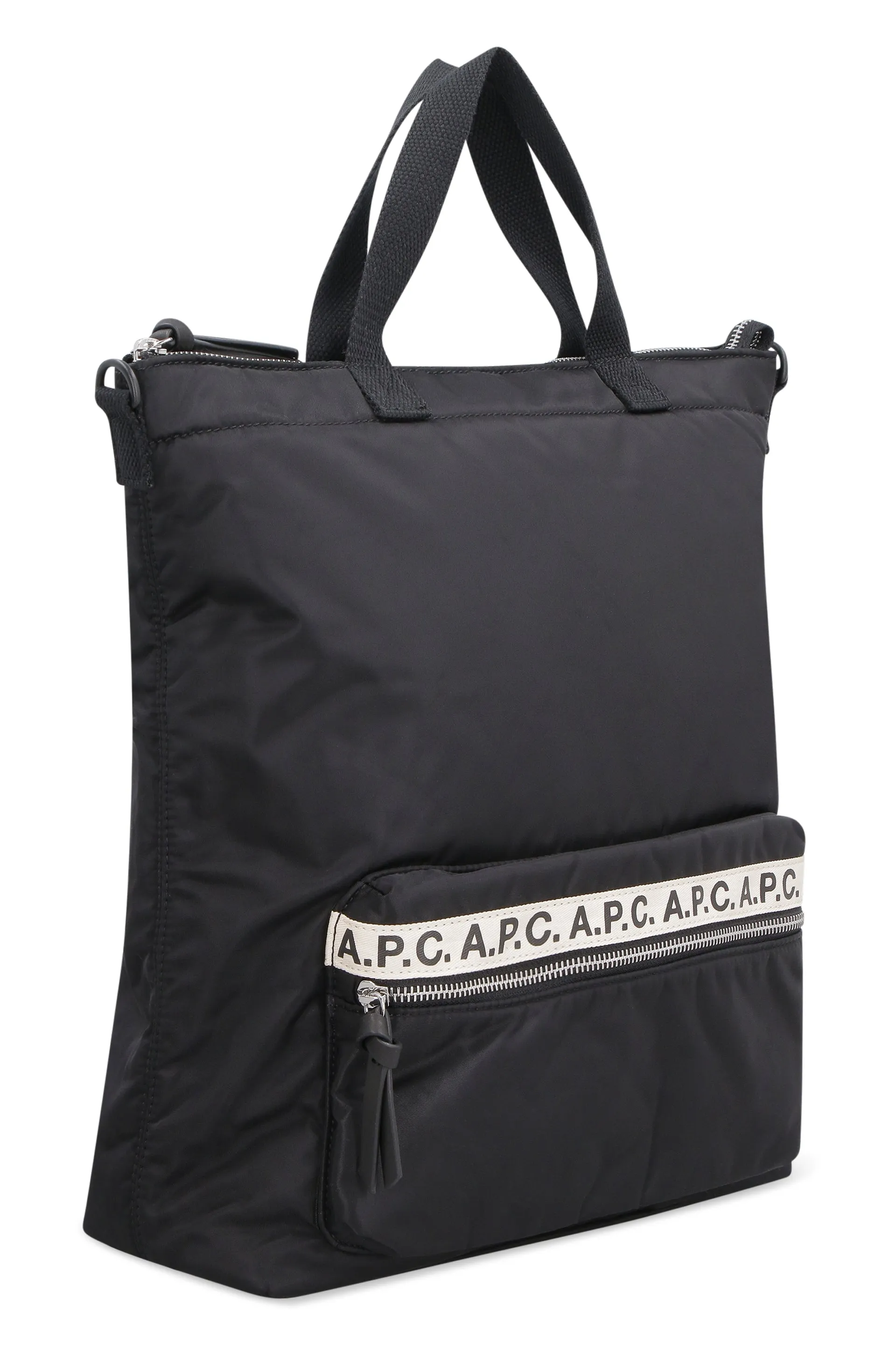 A.P.C. Logo Detailed Zipped Tote Bag