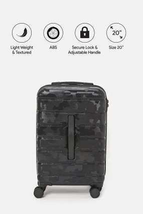 Black Abs Trolley Luggage (20 Inch)