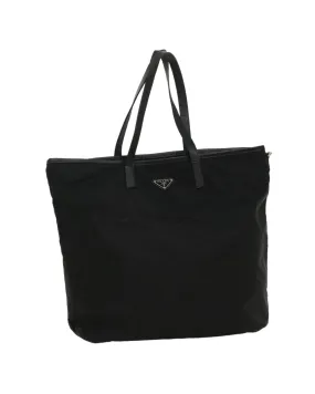 Black Nylon Tote Bag - Italian-made Designer Accessory