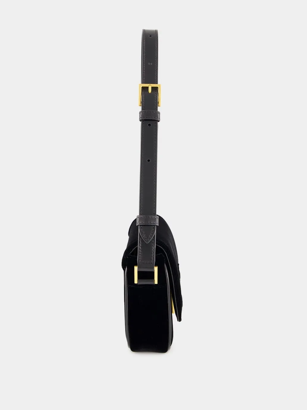 Black Velvet Wallis Shoulder Bag