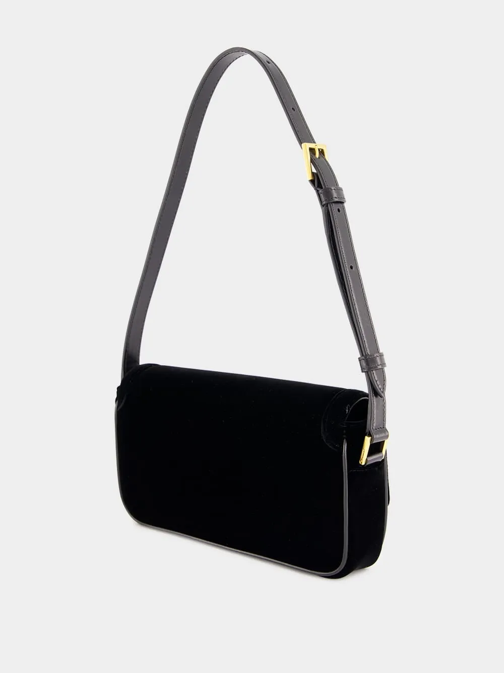 Black Velvet Wallis Shoulder Bag