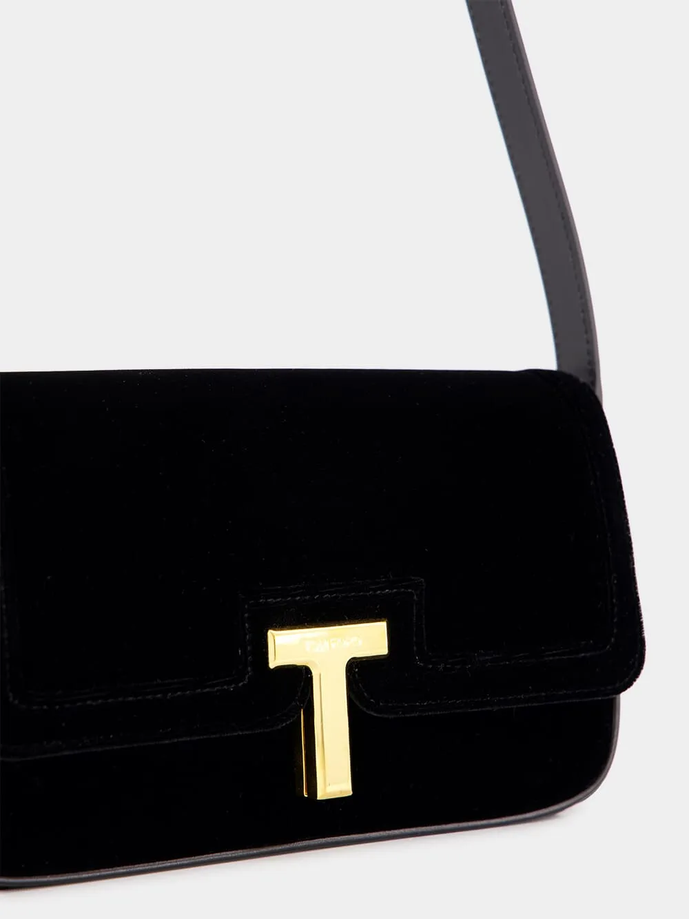 Black Velvet Wallis Shoulder Bag