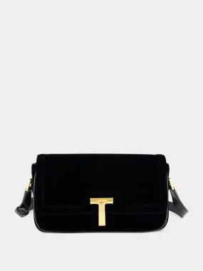 Black Velvet Wallis Shoulder Bag