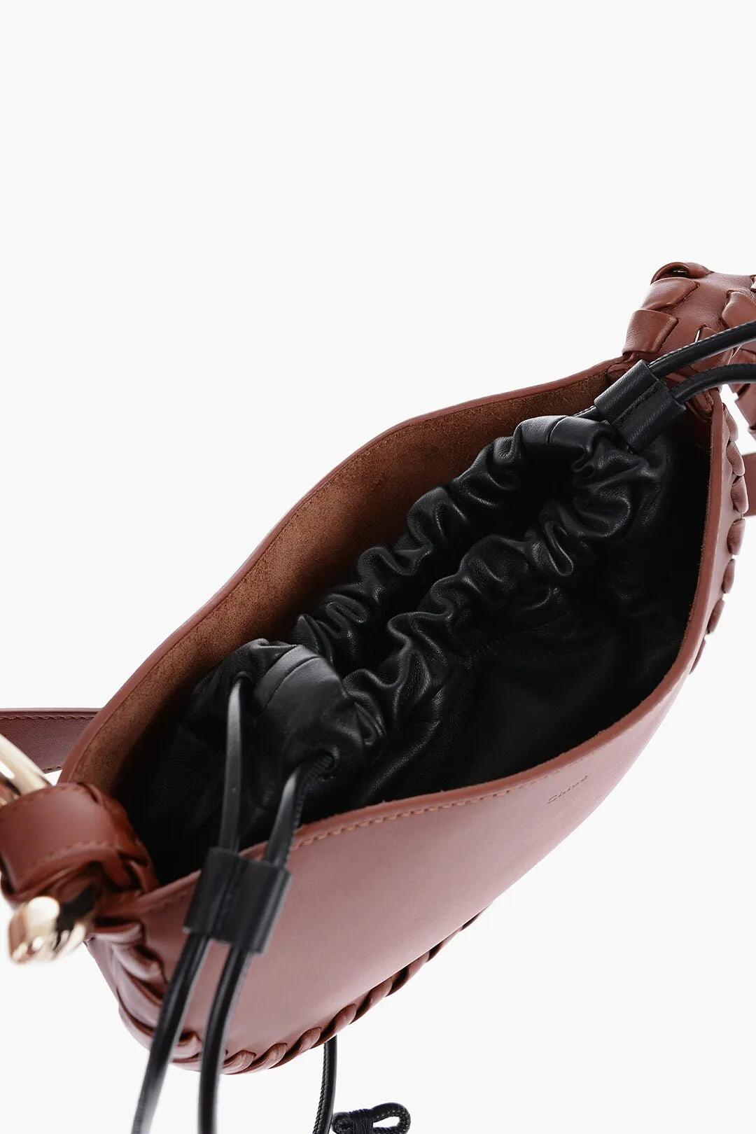 Chloe Leather Hobo Bag with Weaves