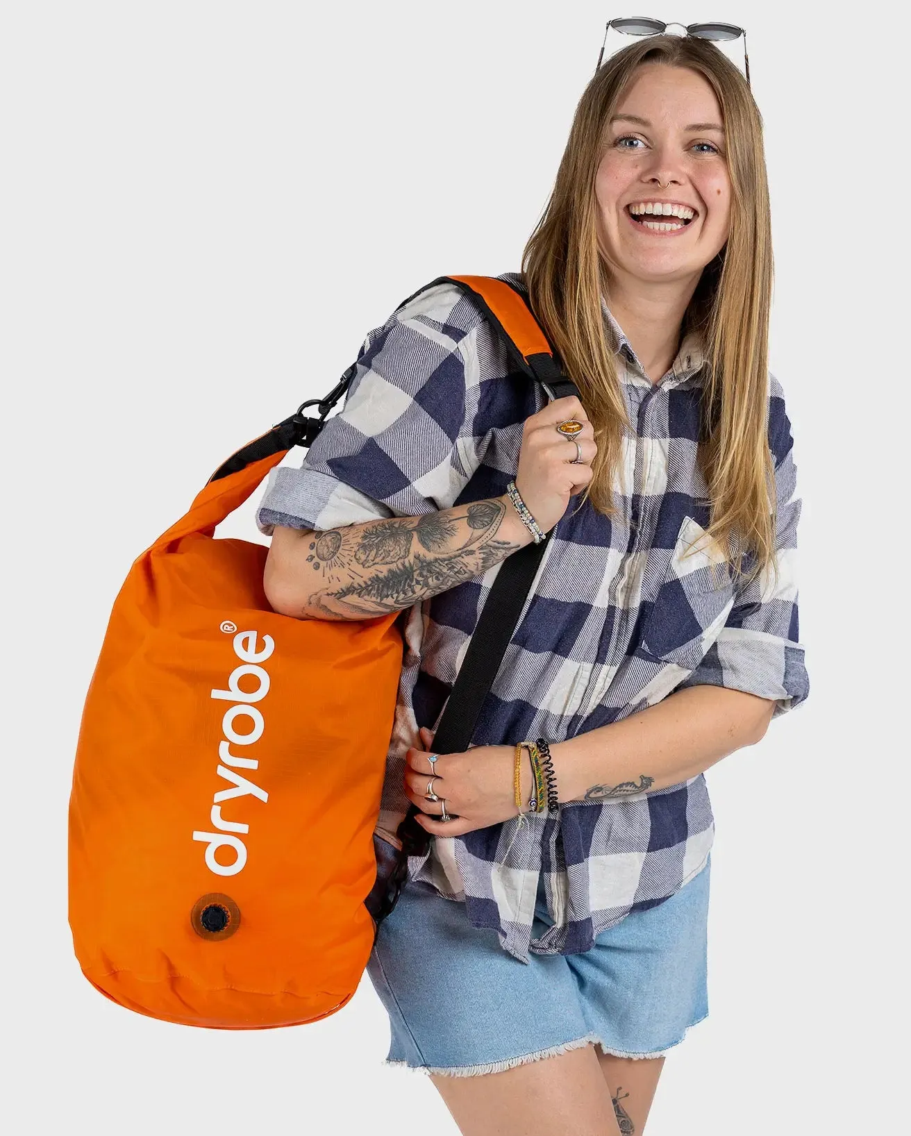 Compression Travel Bag in Orange