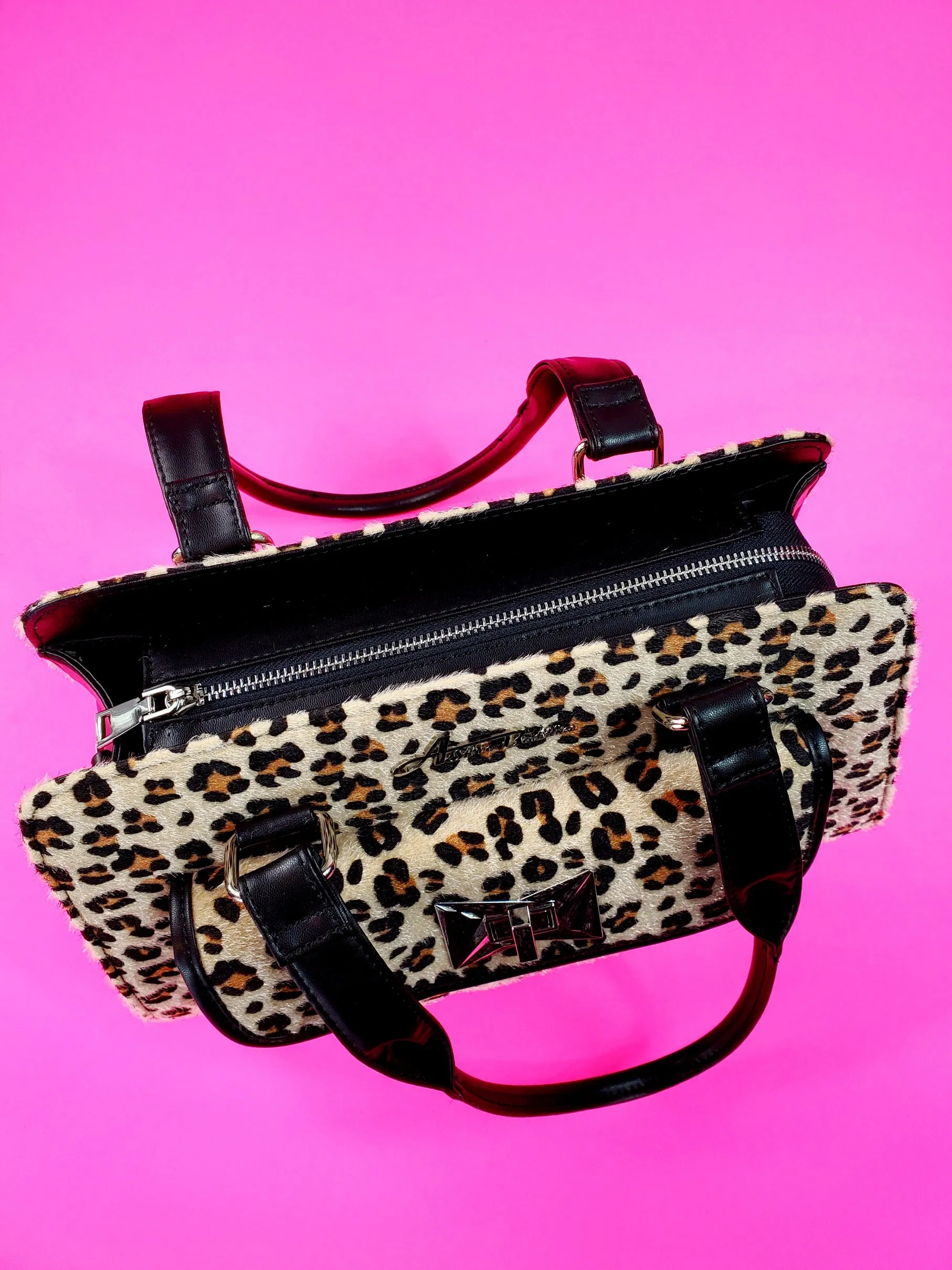 Cosmo Purse in Leopard by Astro Bettie