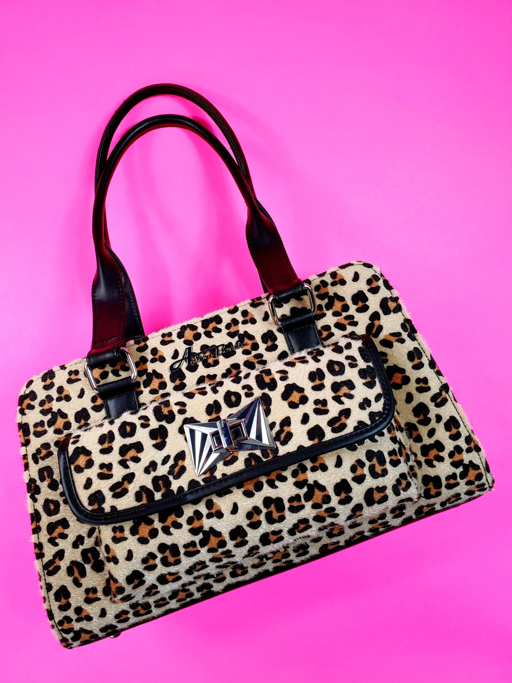 Cosmo Purse in Leopard by Astro Bettie