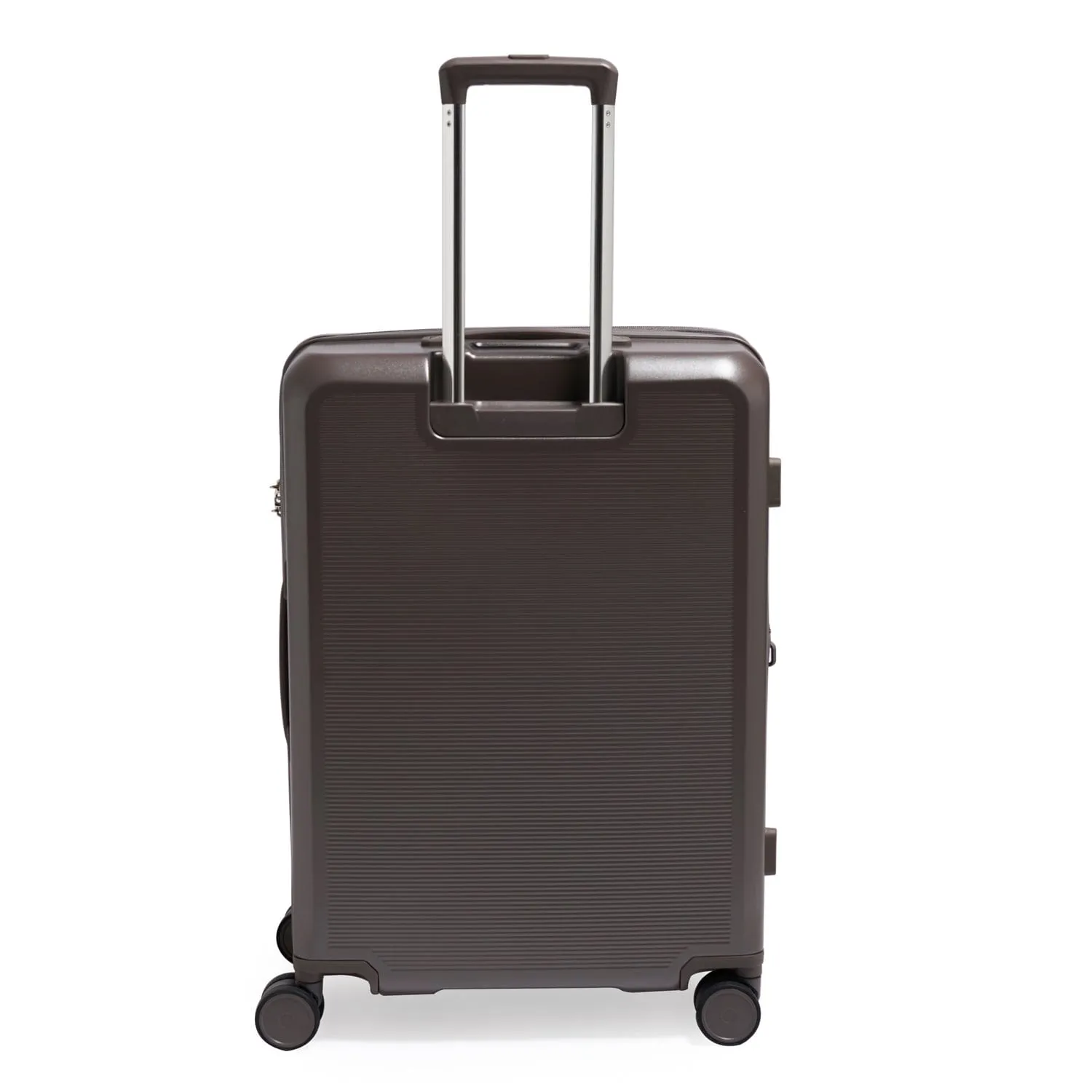 Echolac Sense 67cm Hardcase Expandable 4 Double Wheel Check-In Luggage Trolley Metallic Brown - CHT0023S -24 Metallic Brown