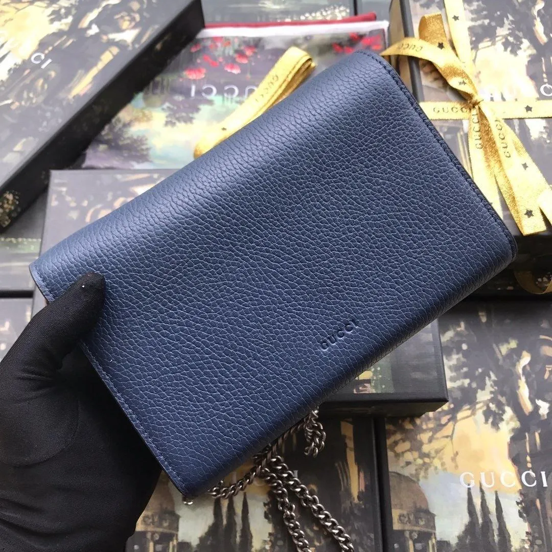 Gucci Dionysus Leather Mini Chain Bag