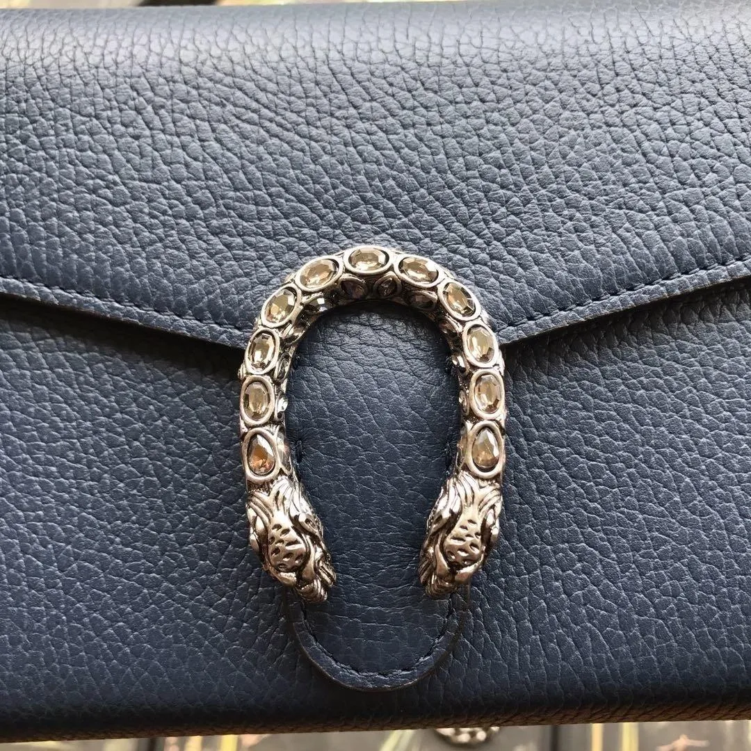 Gucci Dionysus Leather Mini Chain Bag