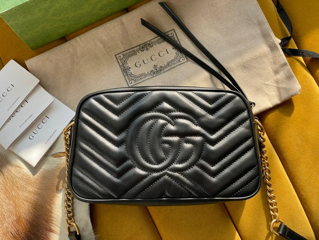 Gucci GG Marmont Small Matelasse Shoulder Bag