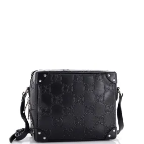 Gucci Trunk Shoulder Bag Gg Embossed