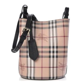 Haymarket Check Colours Lorne Bucket Crossbody Black