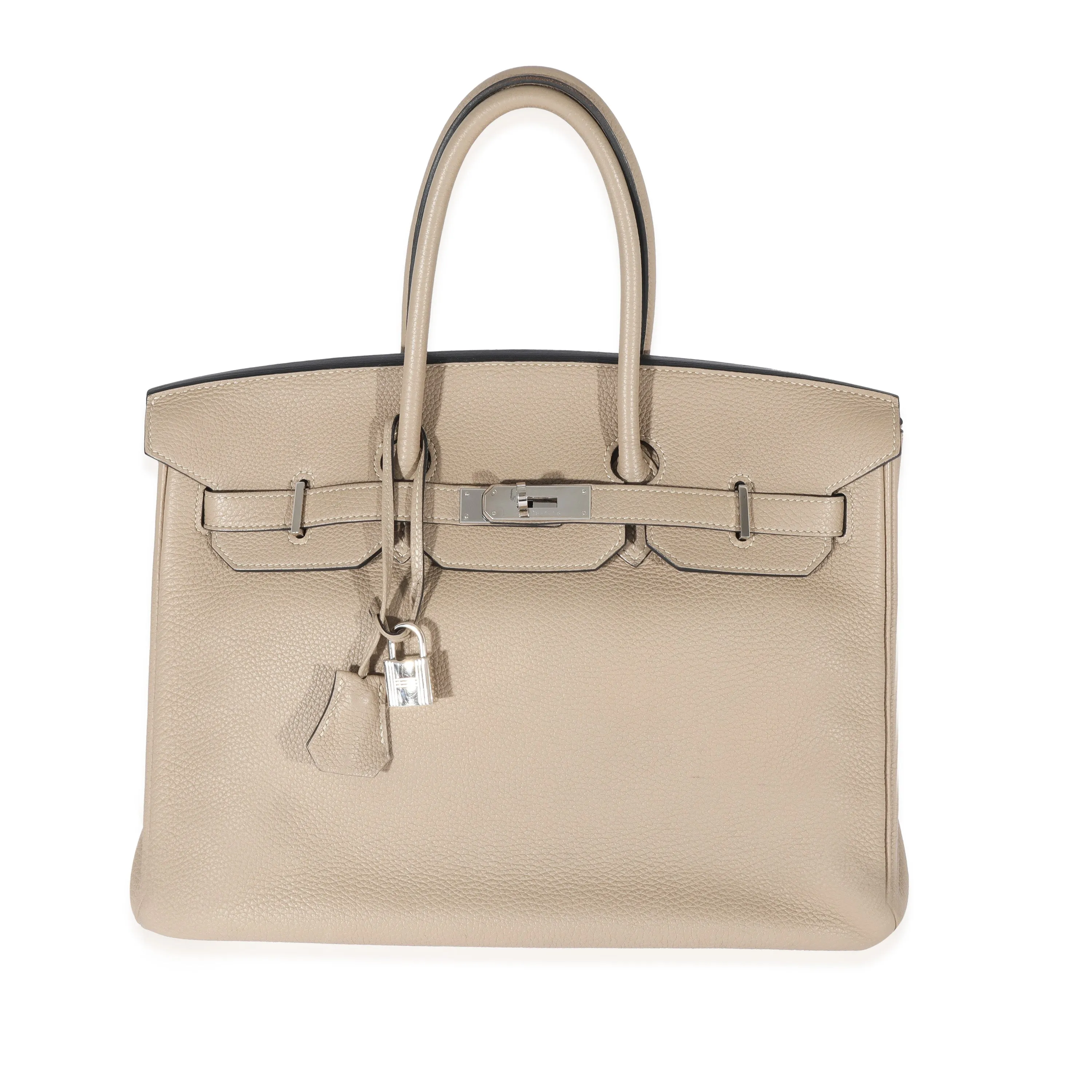 Hermes Gris Tourterelle Clemence Birkin 35