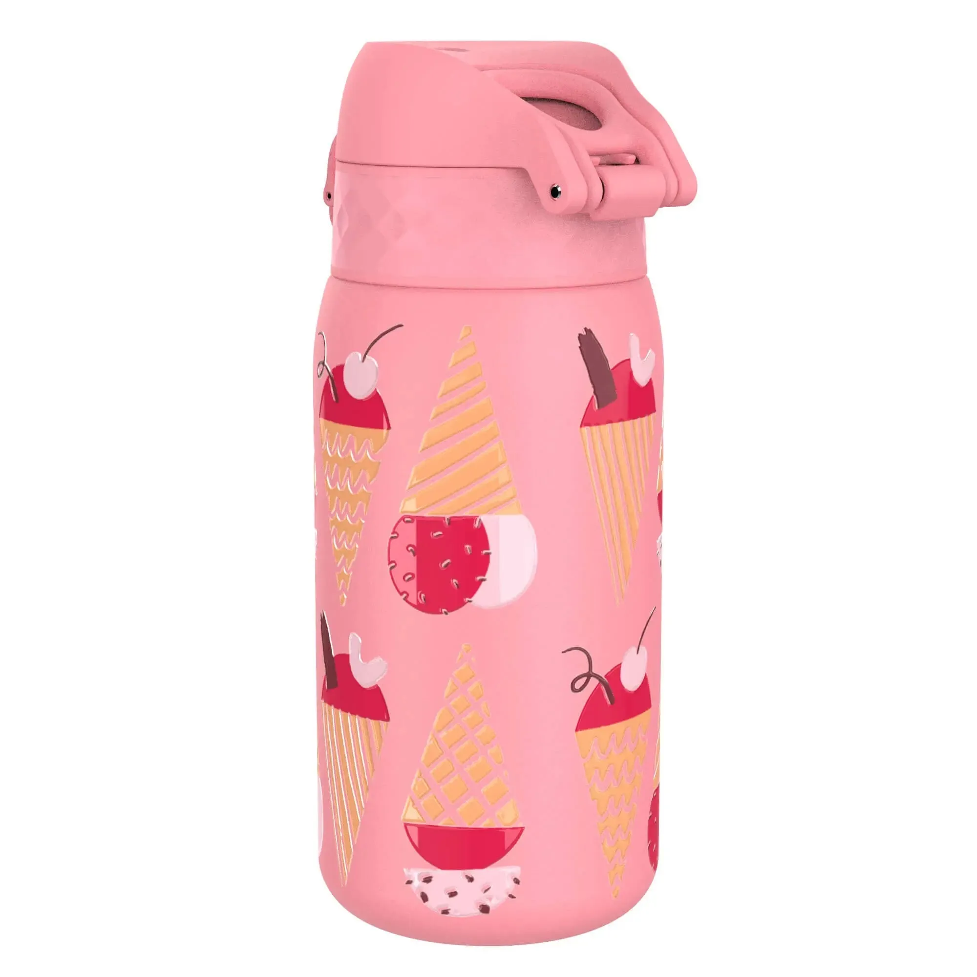 Leak Proof Kids Water Bottle, Stainless Steel, Ice Creams, 400ml (13oz)