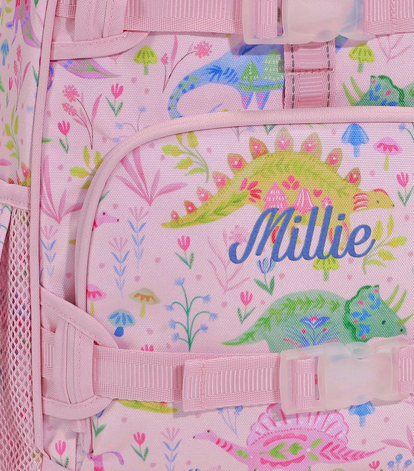 Mackenzie Heritage Pink Dinos Large Backpacks