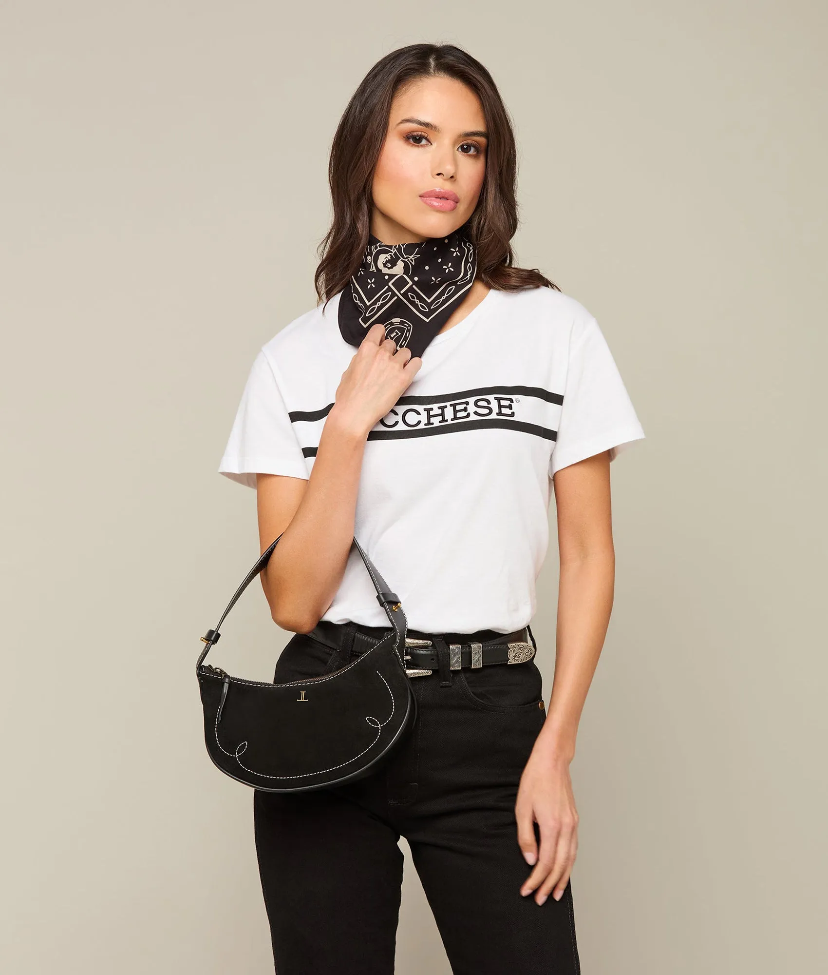 Mini Heidi Hobo Bag :: Black