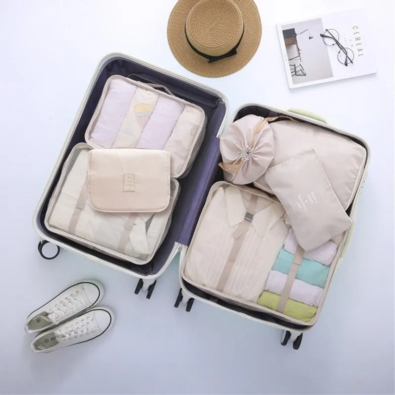 Packing Cubes Set - 7pcs Compression Packing Cubes for Travel