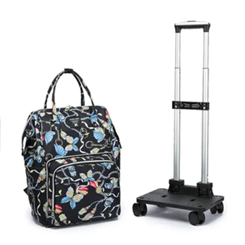 Peter James 4-Wheel Trolley Backpack - Your Stylish Travel Companion