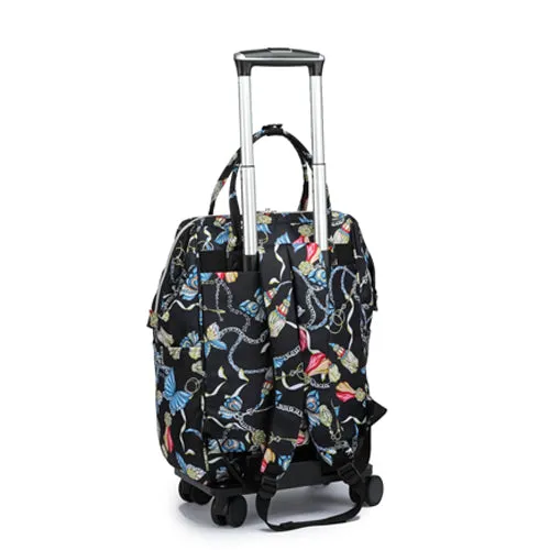 Peter James 4-Wheel Trolley Backpack - Your Stylish Travel Companion