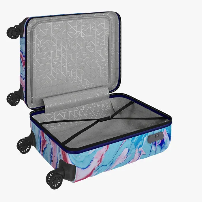 Safari Polycarbonate Hue Trolley Bag