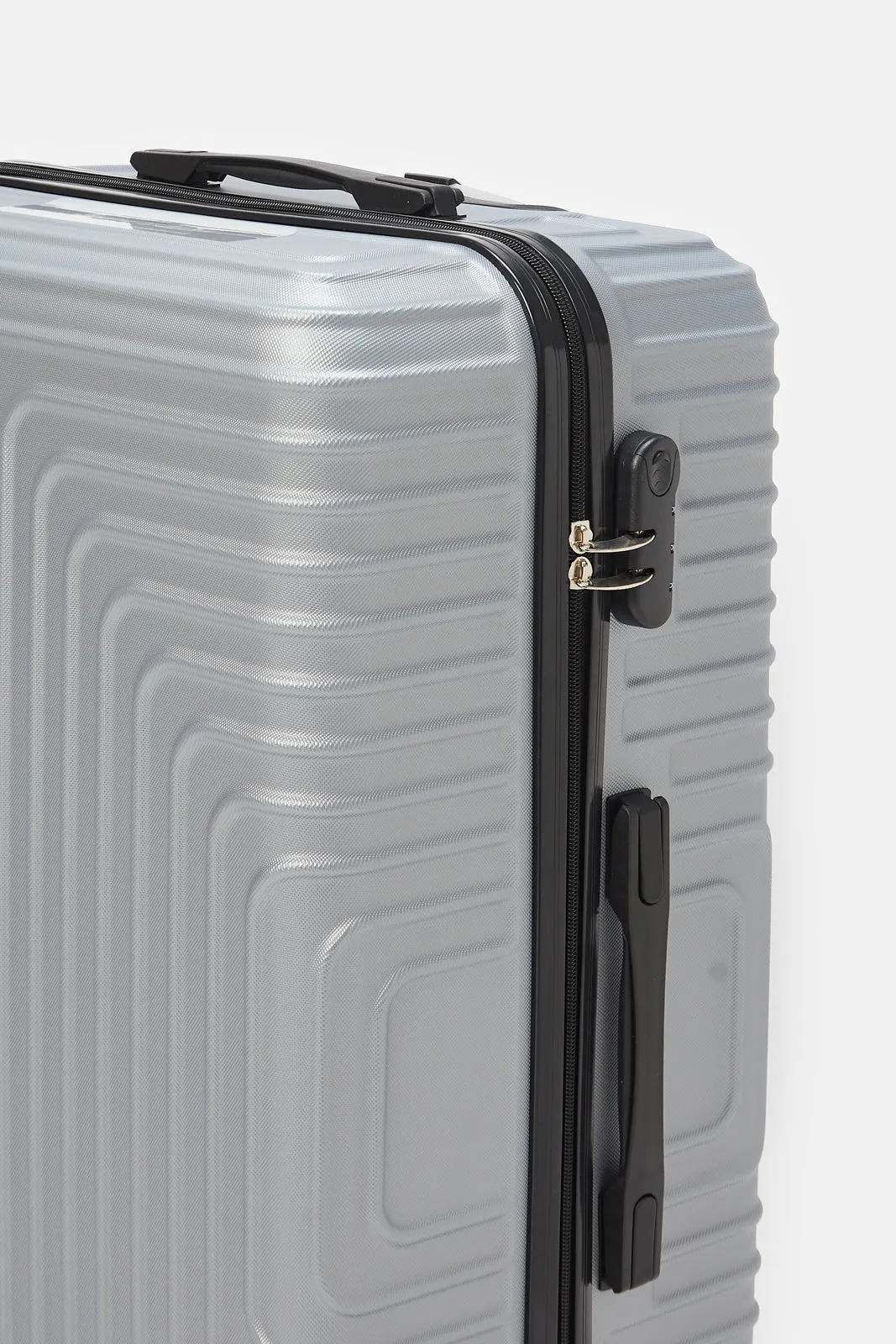 Silver Abs Trolley Luggage (24Inch)