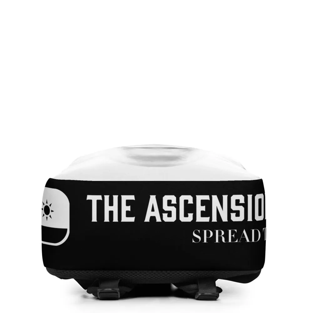 Streetwear Minimalist Text Backpack Ascension High Fashion Logos