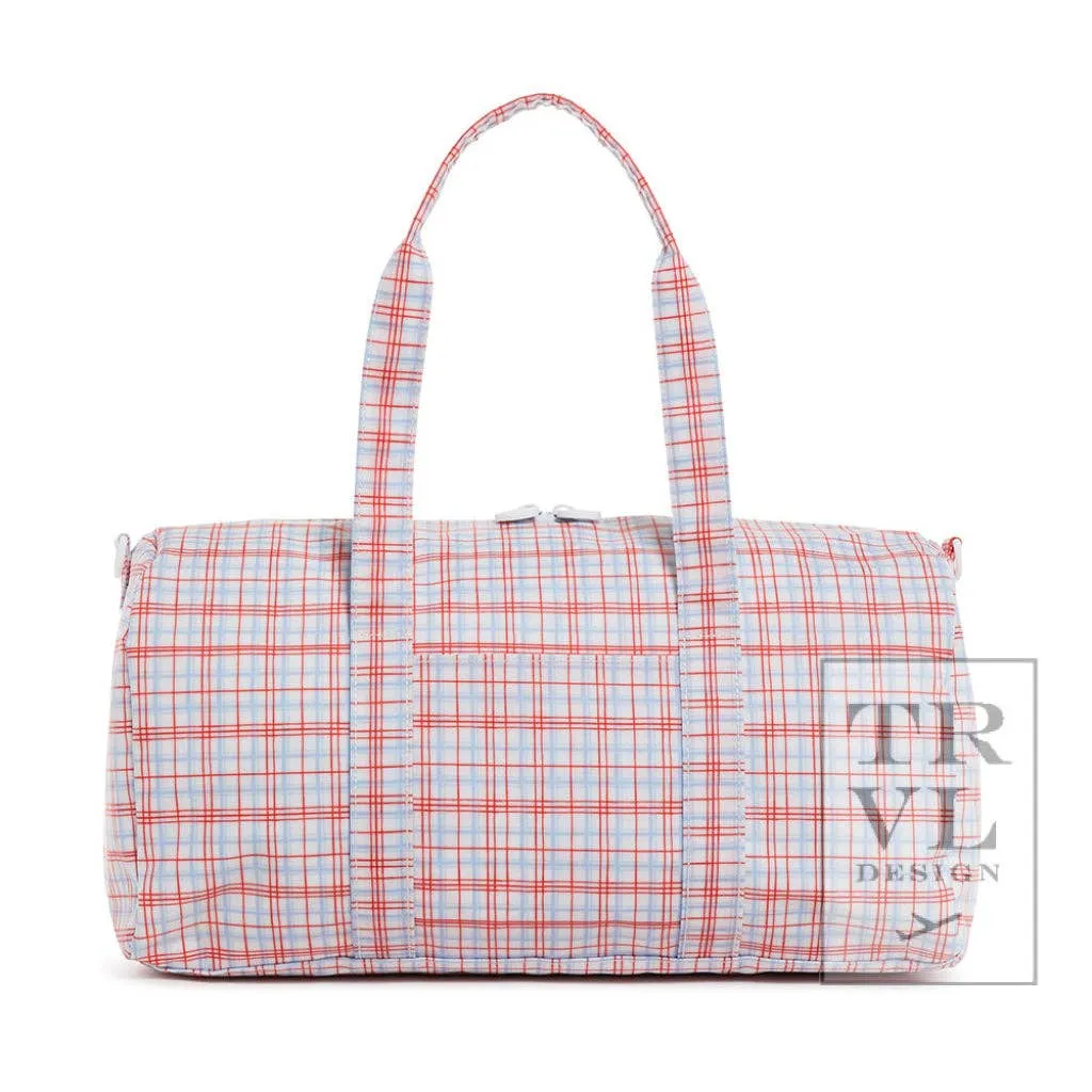 Weekender - Classic Plaid Red Duffel Bag