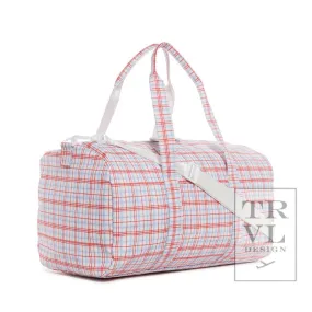 Weekender - Classic Plaid Red Duffel Bag