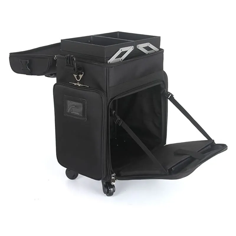 Wheeled Rolling Large Capacity Cosmetic Storage Bag-Y267